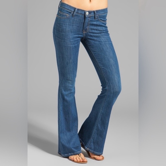 CURRENT ELLIOT The Low Bell Flare Jeans Size 31 - Picture 2 of 9